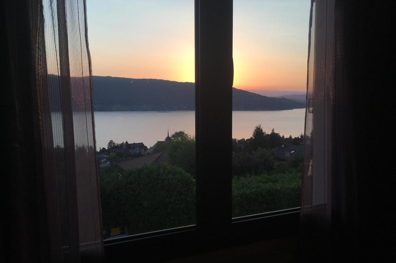 Maisonnette vue panoramique lac d'Annecy Veyrier-du-Lac Extérieur photo