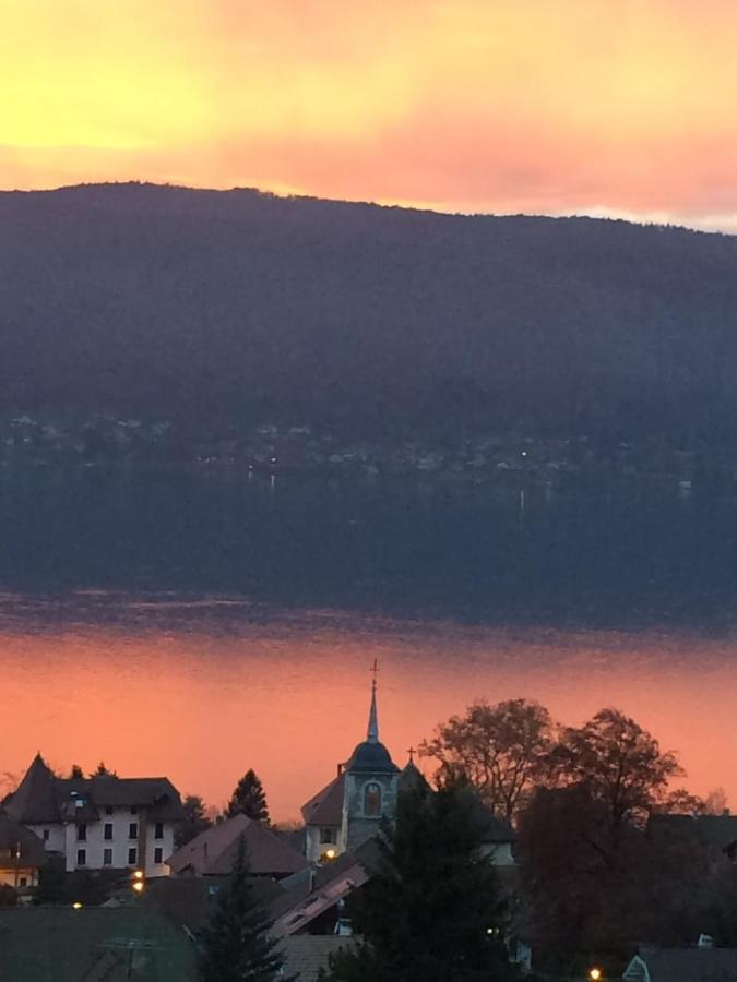 Maisonnette vue panoramique lac d'Annecy Veyrier-du-Lac Extérieur photo