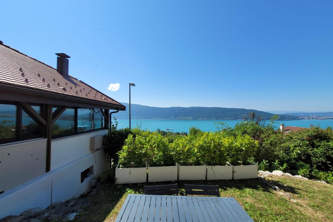 Maisonnette vue panoramique lac d'Annecy Veyrier-du-Lac Extérieur photo