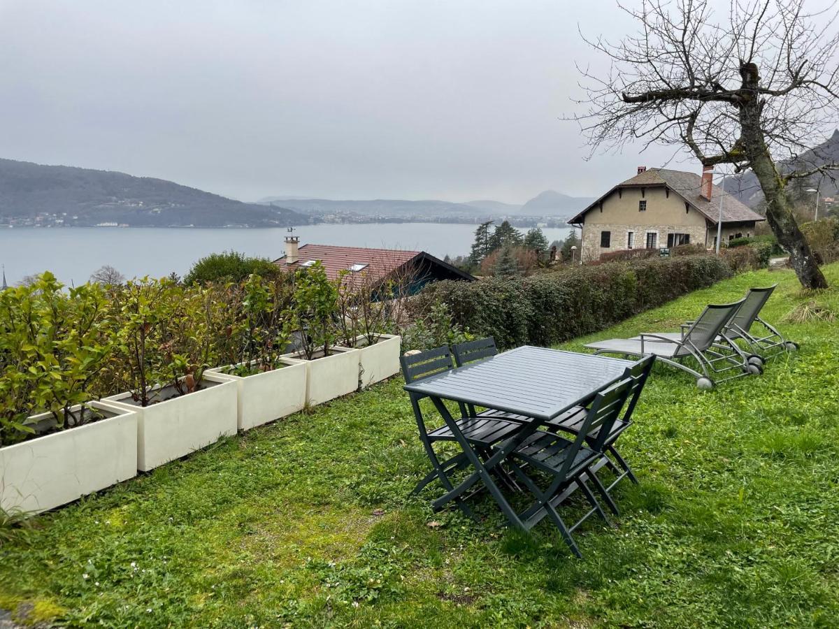 Maisonnette vue panoramique lac d'Annecy Veyrier-du-Lac Extérieur photo