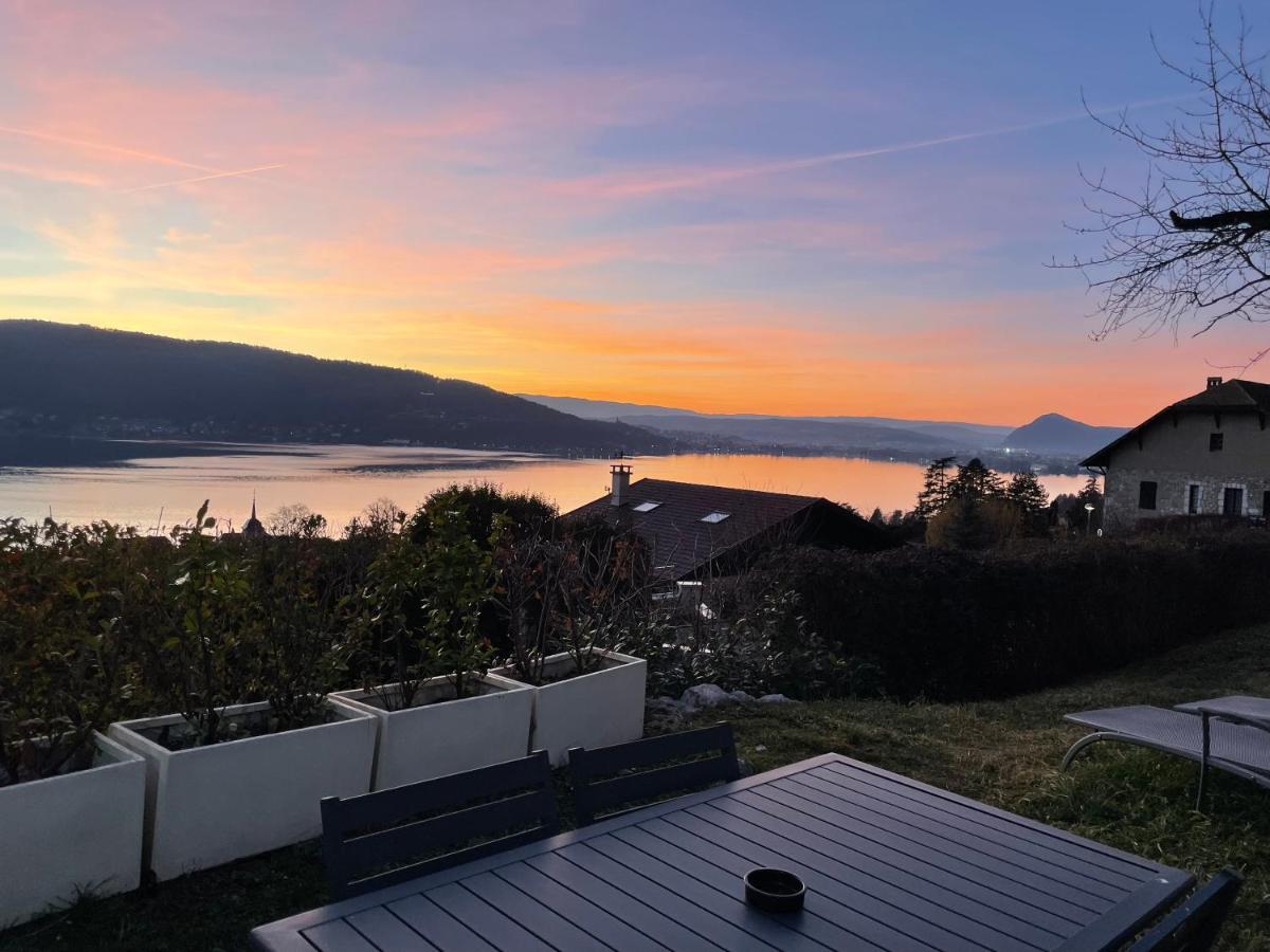 Maisonnette vue panoramique lac d'Annecy Veyrier-du-Lac Extérieur photo